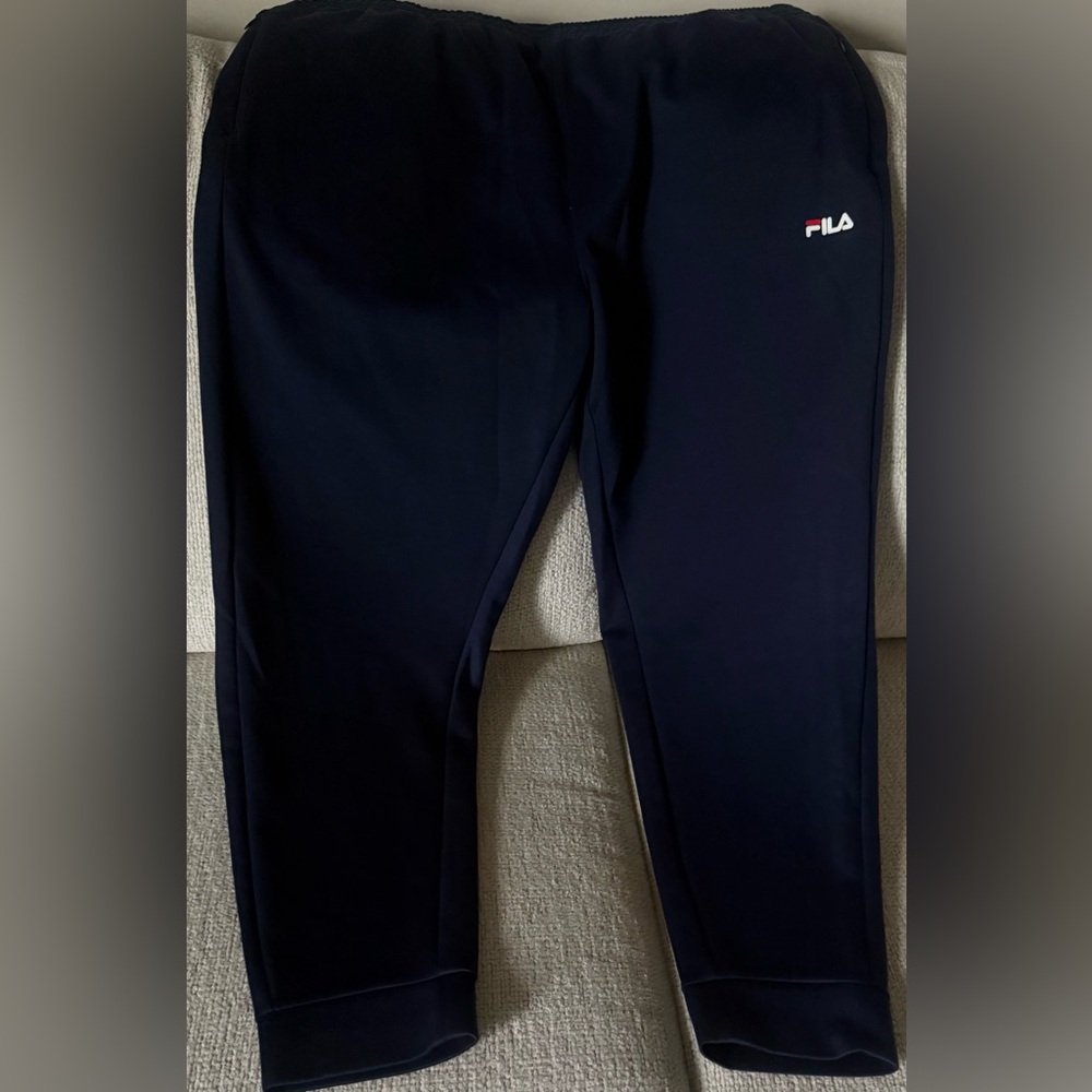 Fila Dark Blue Athletic Pants